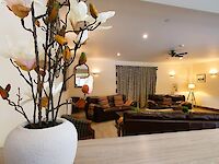 Homely and spacious lounge and bar area within Victoria Albert