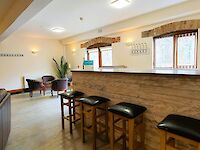 Homely and spacious lounge and bar area within Victoria Albert