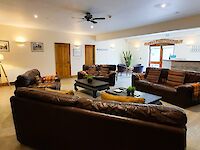 Homely and spacious lounge and bar area within Victoria Albert