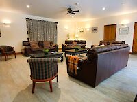 Homely and spacious lounge and bar area within Victoria Albert