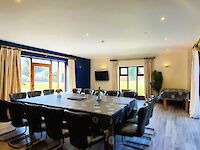 Spacious dining area with plenty of seating within Victoria Albert