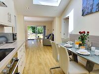 The table is laid within the kitchen of Ashwood, breakfast anyone?
