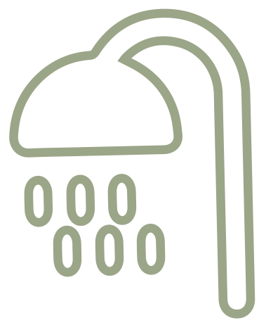 Image of a shower to indicate how many shower rooms this property has