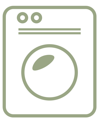 Image of a washing machine to indicate this property has washing facilities within its cottage