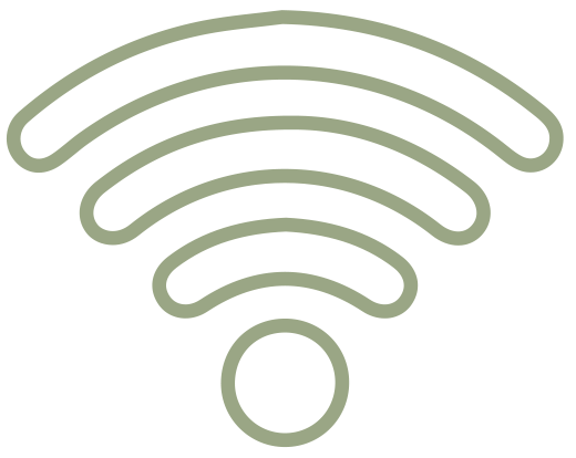 Image of a Wi-Fi signal to indicate this property has a complimentary Wi-Fi connection