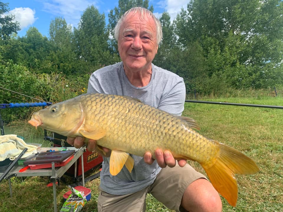 Angler enjoying the fishing lakes at The Victorian Barn Dorset