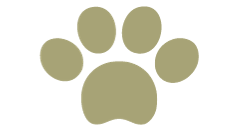 image of a paw. Pets accepted. Dogs are welcome at this cottage